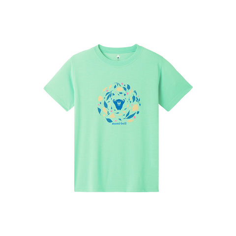 Montbell Kid's Wickron Cherry Blossom Bear 130-160 1114811 SS24 短袖T恤 童裝 K'S