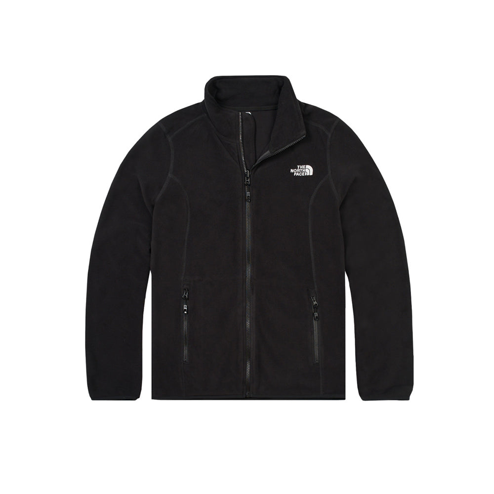 The north face women's 100 glacier full zip fleece black top