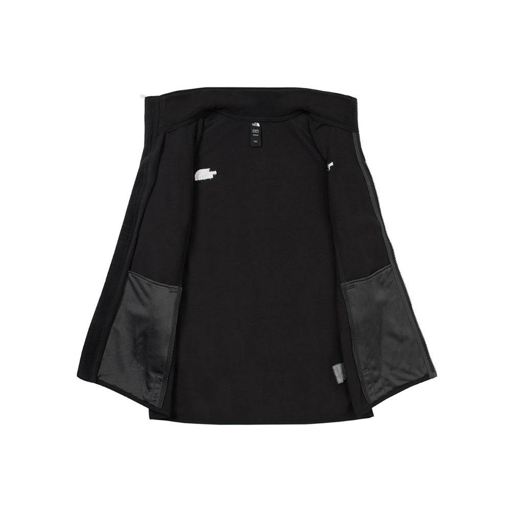 The north face women's 100 glacier full zip fleece black on sale