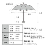 WPC IZA Light And Compact Umbrella ZA007 SS25 全遮光 縮骨遮
