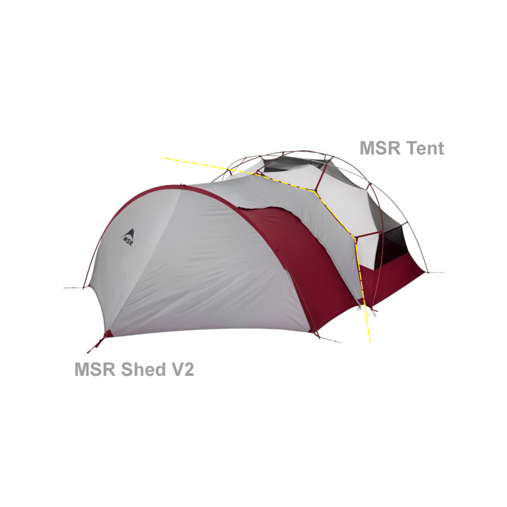 msr gear shed v2 7折優惠】MSR Gear Shed V2 10314 營幕外帳露營營帳延伸– Athletic City