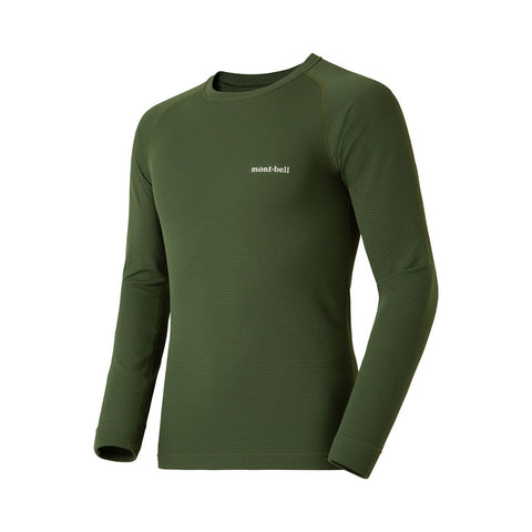 Montbell Men's Zeo-Line Middle Weight Round Neck Shirt 1107704 FW24 男裝 快乾 保溫 打底 長袖上衣 M'S