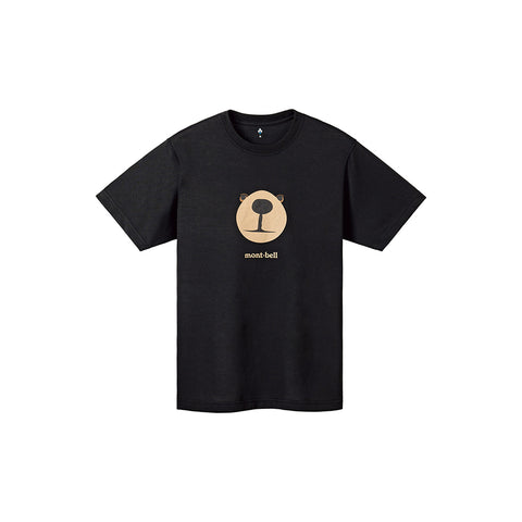 Montbell Men's Wickron Tee Monta Bear Face 1114735 SS24 男裝 短袖 T 恤 M'S