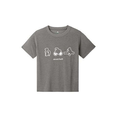 Montbell Kid's Sea Village & Mountains 1114810 SS24 短袖T恤 童裝 K'S