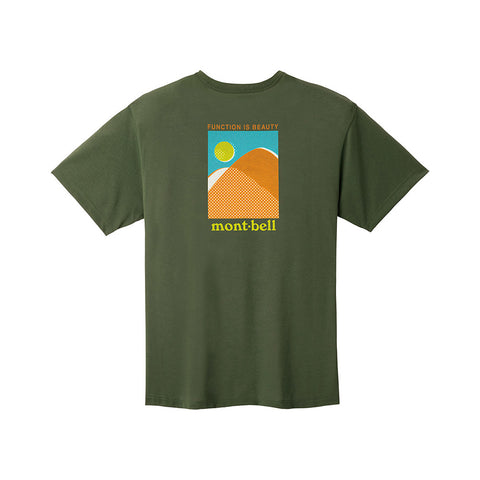 Montbell Men's Wickron Tee Yama To Taiyou 1114842 SS25 短袖 T 恤 男裝 M'S