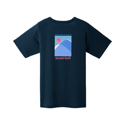 Montbell Women's Wickron Tee Yama To Taiyou 1114857 SS25 短袖 T 恤 女裝 W'S