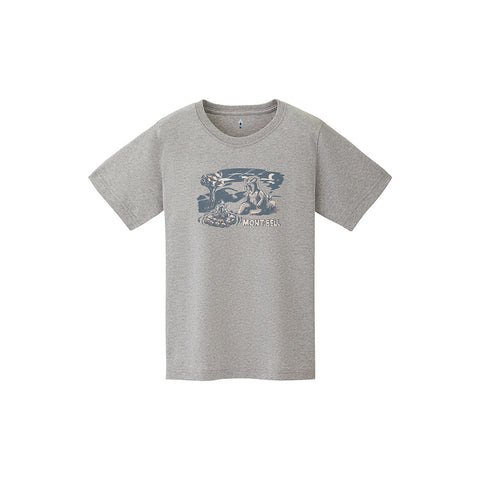 Montbell Men's Pear Skin Cotton Tee Campfire Bear 2104806 SS24 短袖T恤 男女裝 M'S