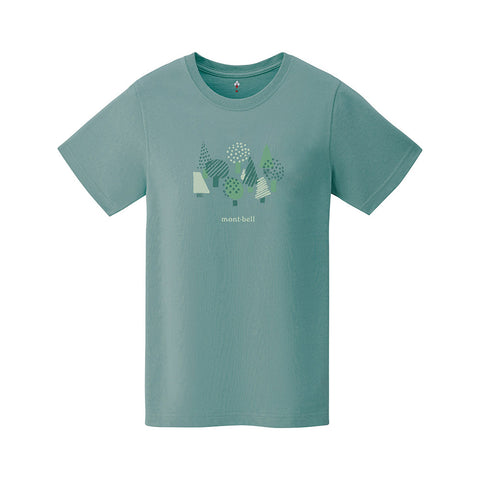 Montbell Women's Pear Skin Cotton Tee Mori No Naka 2104874 SS25 短袖 T 恤 女裝 W'S