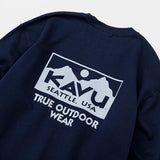 日版 Kavu Unisex's True Logo Sweat FW24 長袖衞衣 男女裝 U'S