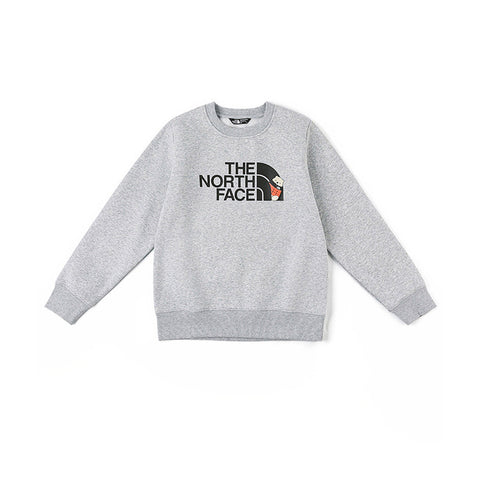 The North Face Teen's Nuptse Bear Brush Crew Graphic 8F15 FW25 長袖衞衣 中童裝 W'S