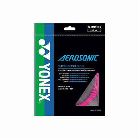 Yonex BG Aerosonic Badminton String BGAS 羽毛球拍線
