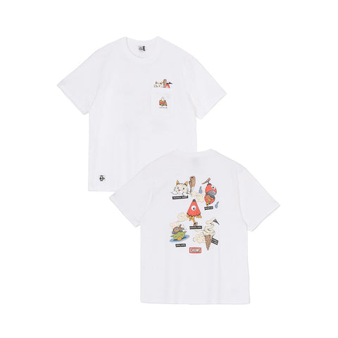 Chums Unisex's Anti Bug Food Yokai Pocket Tee Shirt CH01-2508 SS25 短袖 T 恤 男女裝 U'S