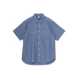 Chums Men's Yarn-Dyed Chambray Short Sleeves Shirt CH02-1235 SS26 染色布恤衫 男裝 M'S