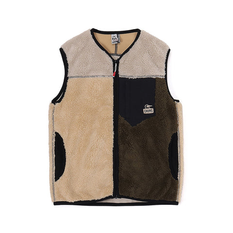 Chums Men's Bonding Fleece No Collar Vest CH04-1433 FW24 背心抓毛 外套 男裝 M'S