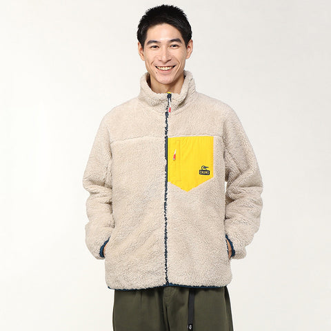Chums Men's Bonding Fleece Jacket CH04-1434 FW24 長袖有帽抓毛外套 男裝 M'S