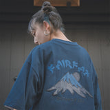Fairfax Unisex's Sasiko MT Fuji Tee FFSS23-TE05 SS23 日本刺子繡系列 富士山 短袖 Tee 男女裝 U'S