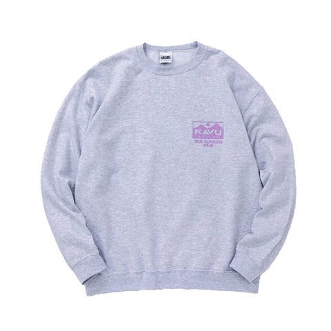 日版 Kavu Unisex's True Logo Sweat FW25 長袖衞衣 男女裝 U'S