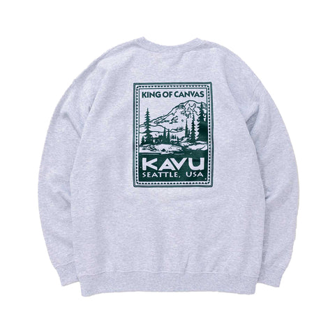 日版 Kavu Unisex's Stamp Sweat FW25 長袖衞衣 男女裝 U'S