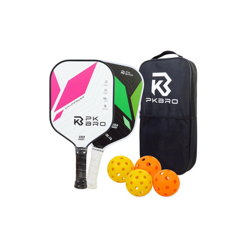 PKBRO Cham Power Pickleball Set (Fiberglass + 4 balls) PK113 USAPA Approved 匹克球套裝