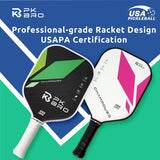 PKBRO Cham Power Pickleball Set (Fiberglass + 4 balls) PK113 USAPA Approved 匹克球套裝