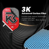 PKBRO MC3000 Pickleball Carbon Racket PK116 USAPA Approved 匹克球球拍