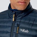 Rab Men's Microlight Vest QDB-18 FW24 700FP 羽絨背心外套 男裝 M'S