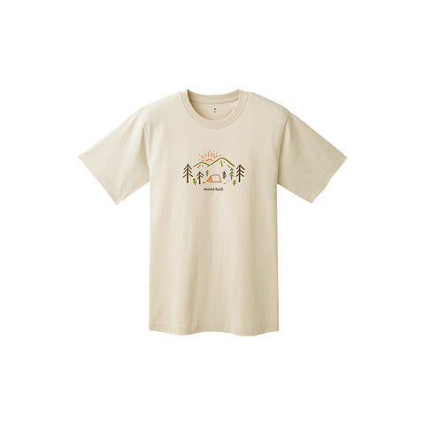 Montbell Unisex's Pear Skin Cotton Tee Camping 2104742 短袖T恤 男女裝