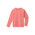Montbell Kid's Cotton Long Sleeves Tee With Pocket 2104760 長袖T恤 童裝 K'S