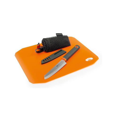 GSI Rollup Cutting Board Knife Set 76001 露營用煮食用套裝 包含砧板及刀