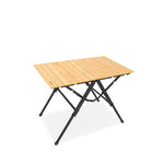 Snowline Easy Folding Bamboo Table 木製 可摺疊 伸縮 沙灘枱 戶外露營枱